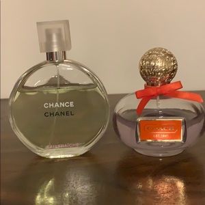 Coach and Chanel perfumes gently used!